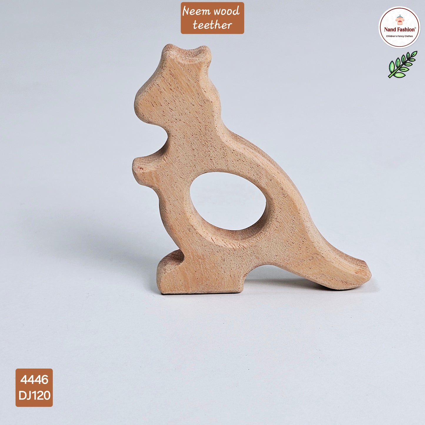 Wooden Baby Teether - Shape 10 - Image 6