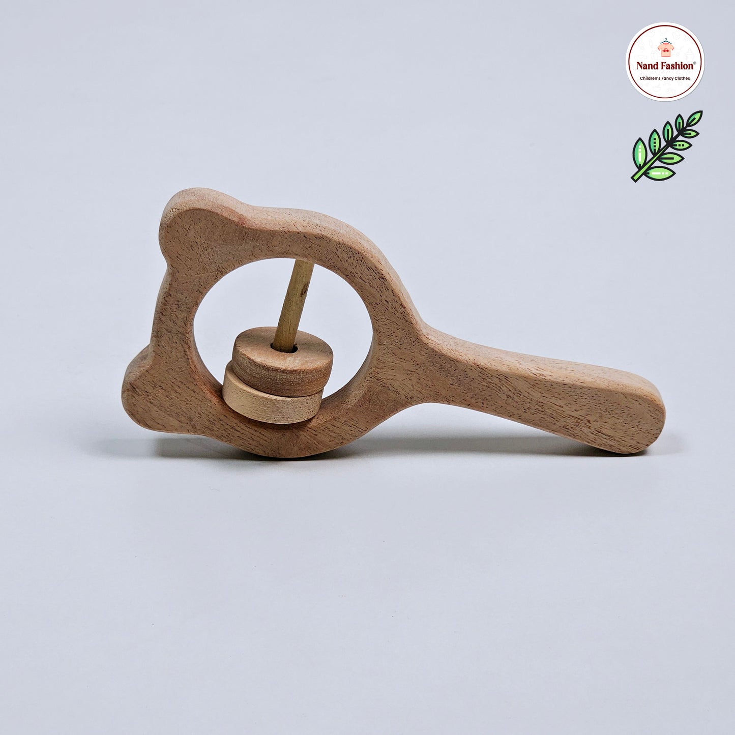 Wooden Baby Teether - Shape 1 - Image 2
