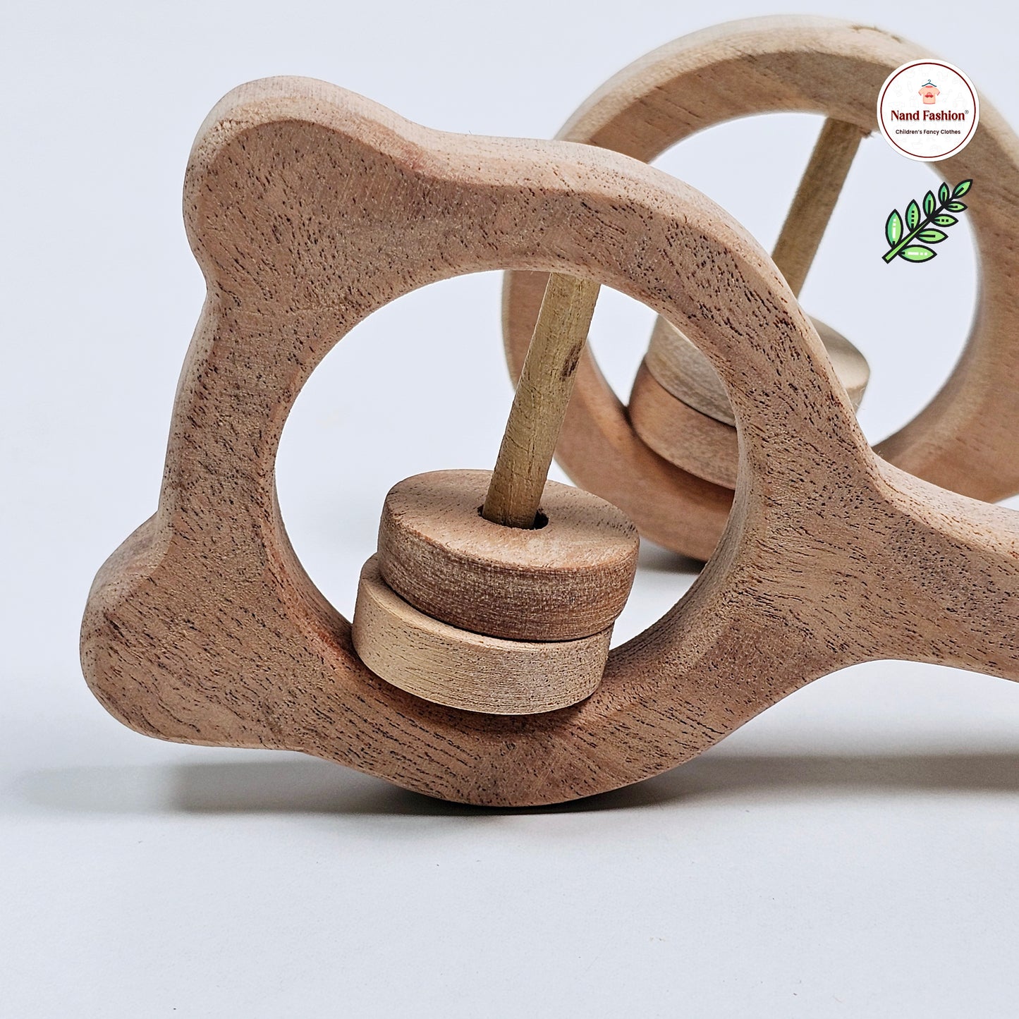 Wooden Baby Teether - Shape 1 - Image 4