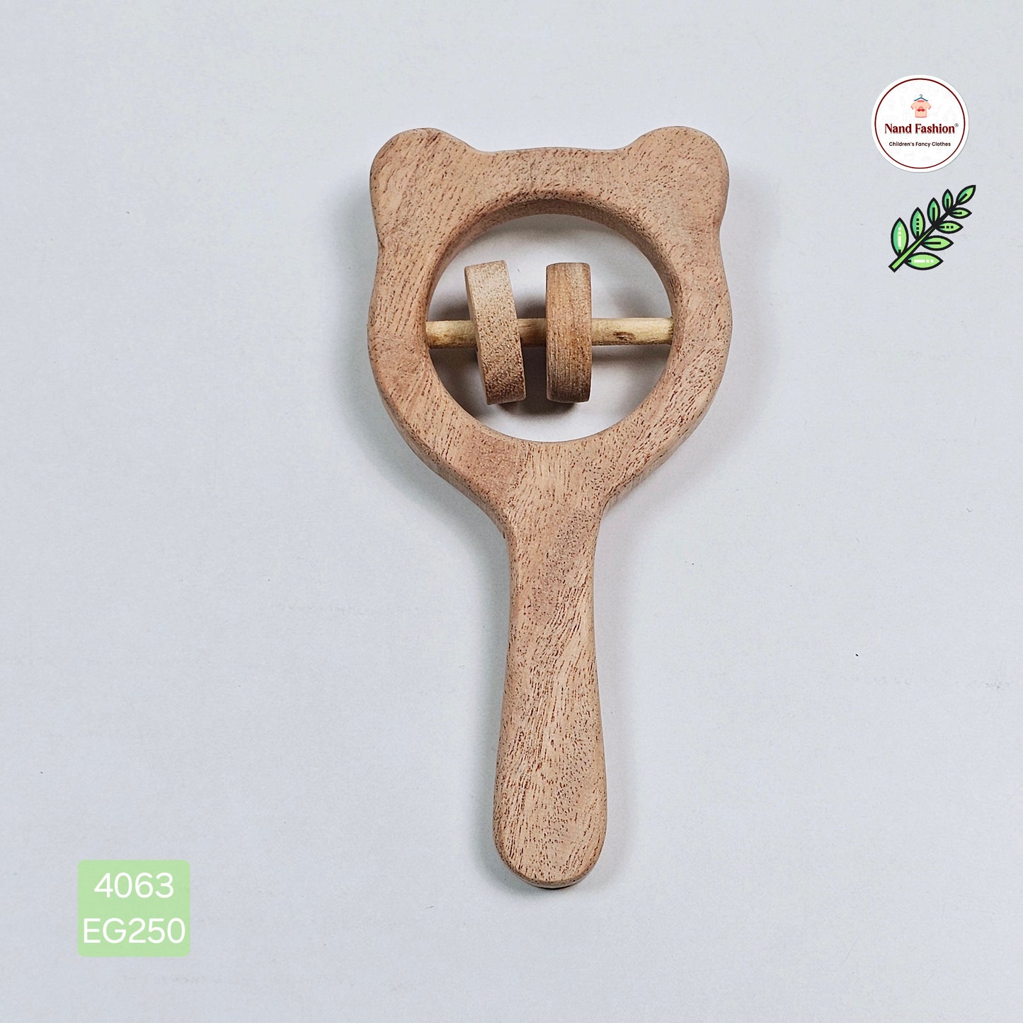 Wooden Baby Teether - Shape 1 - Image 5