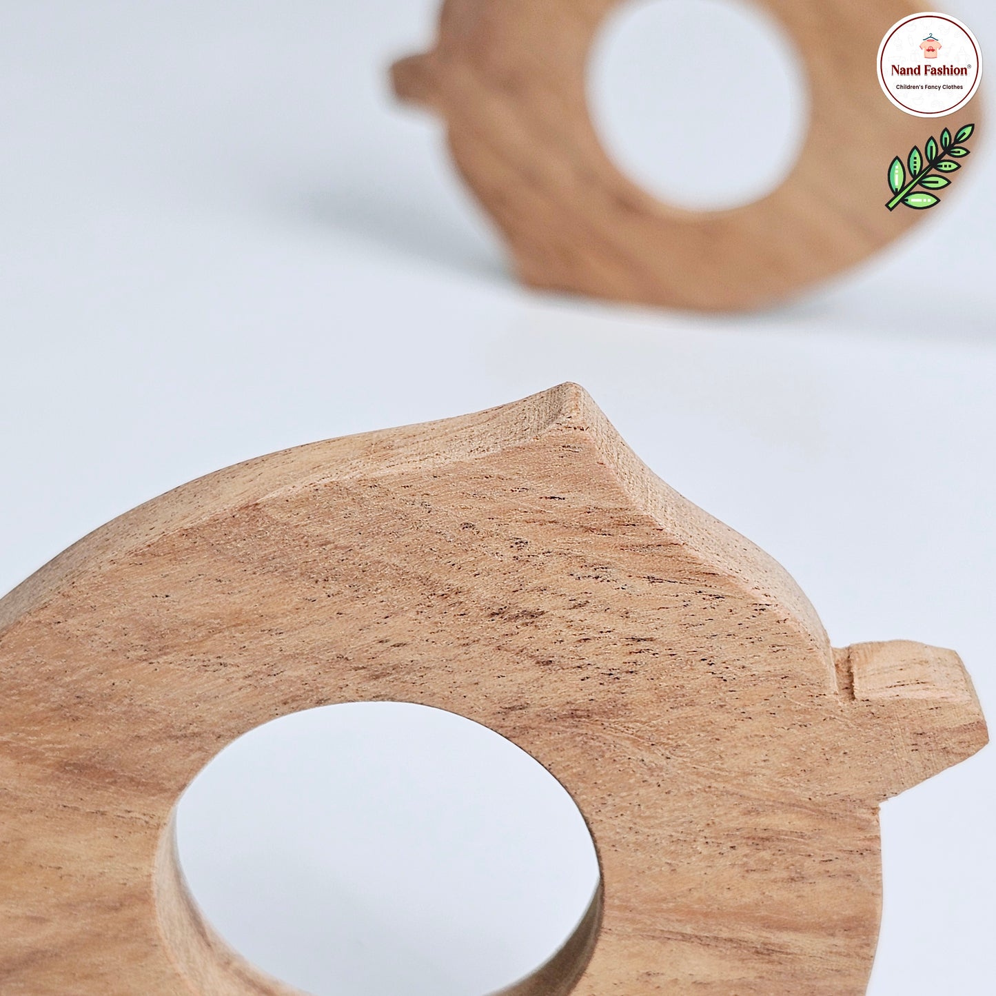 Wooden Baby Teether - Shape 6 - Image 4