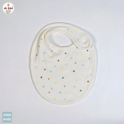 Colorful printed baby bibs