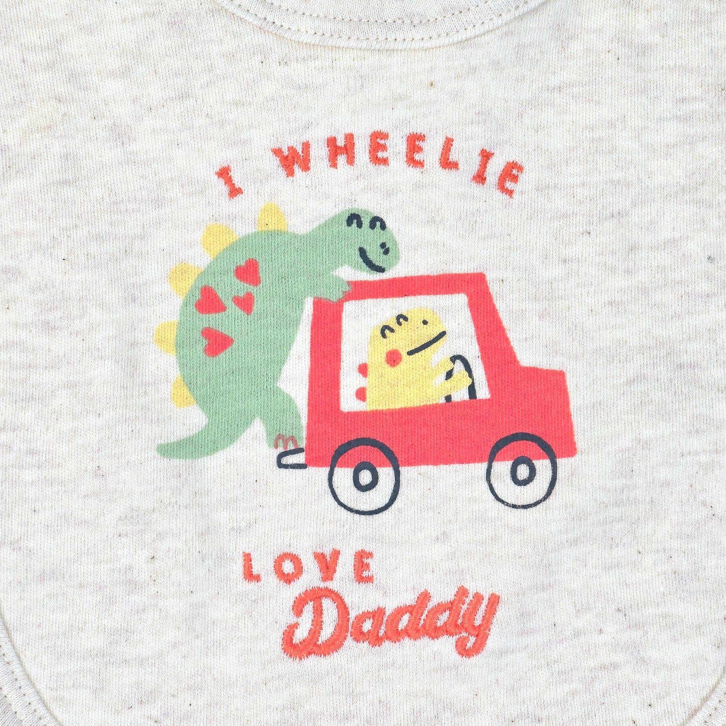 I Wheelie Love Daddy Bibs