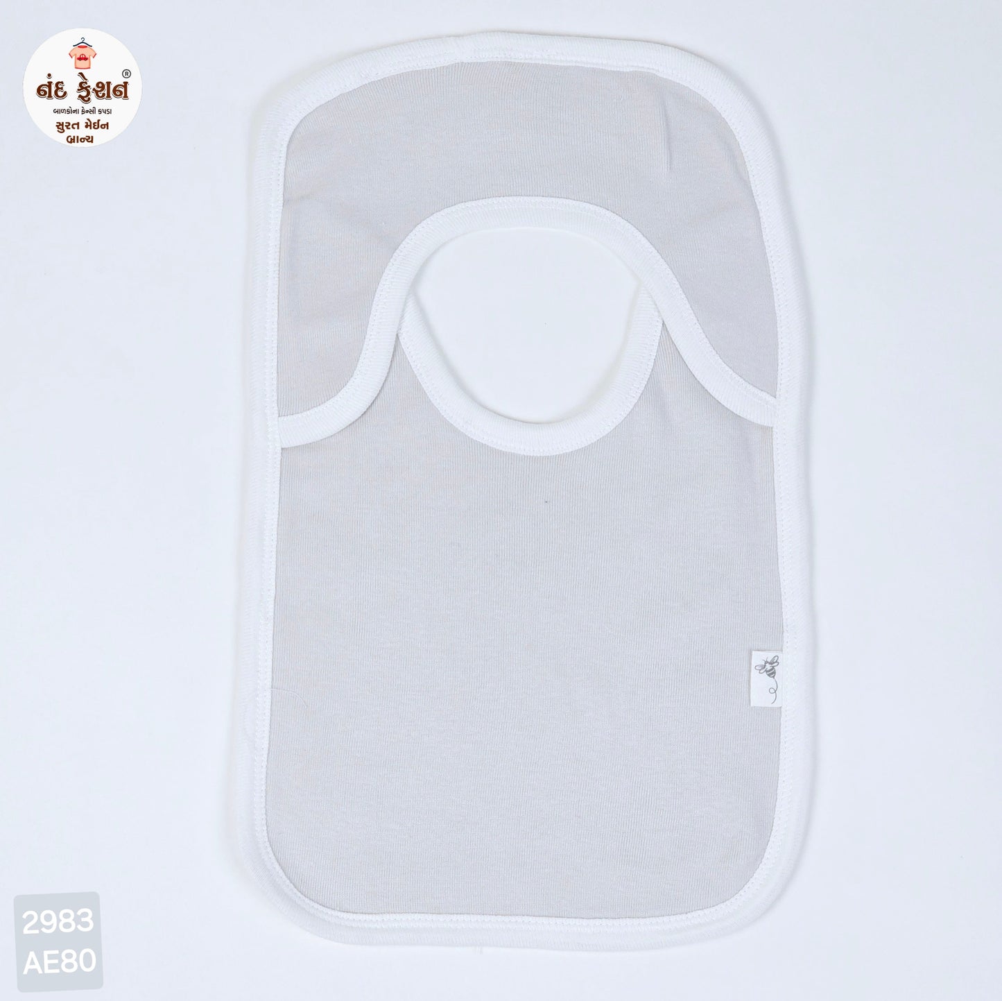 Grey Baby Bibs