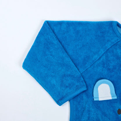 New Blue Cotton Baby Bibs
