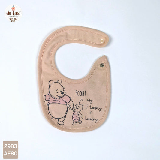 Brown Cartoon Baby Bibs