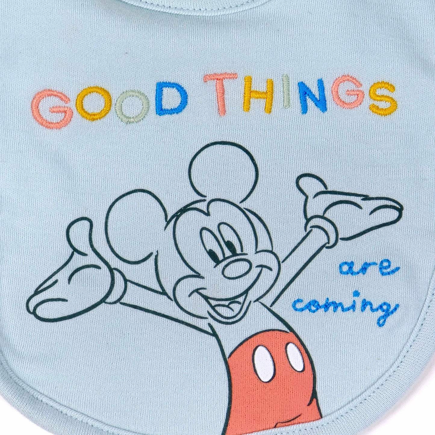 Light Blue Baby Bibs