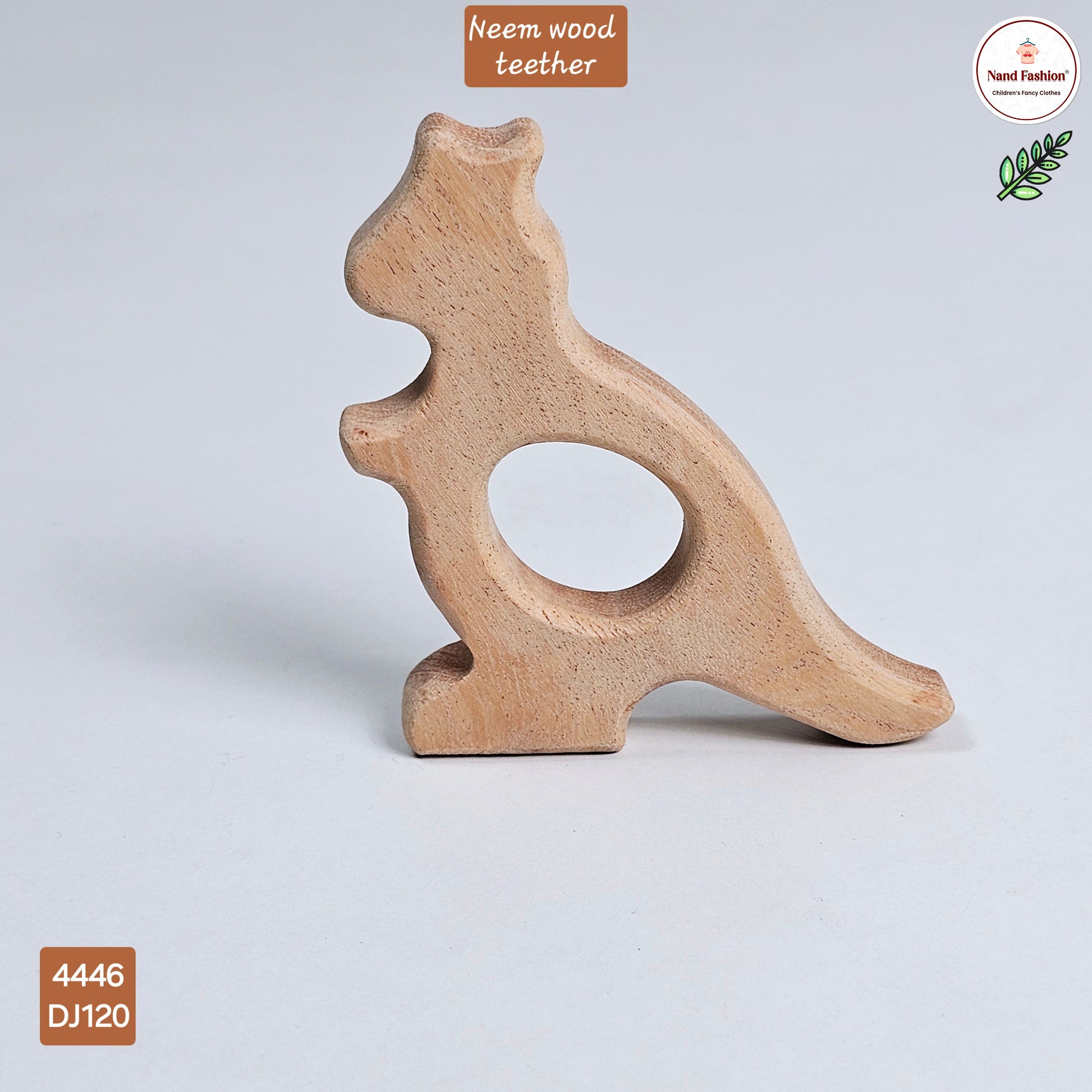 Wooden Baby Teether - Shape 10 - Image 6