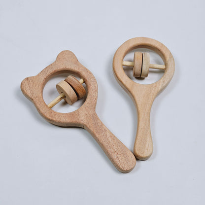 Wooden Baby Teether - Shape 1 - Image 1