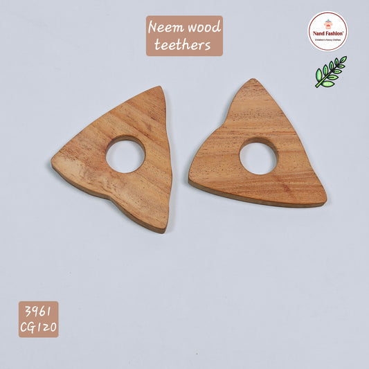 Wooden Baby Teether - Shape 2 - Image 1