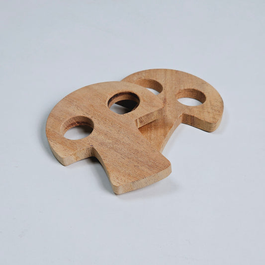 Wooden Baby Teether - Shape 4 - Image 1