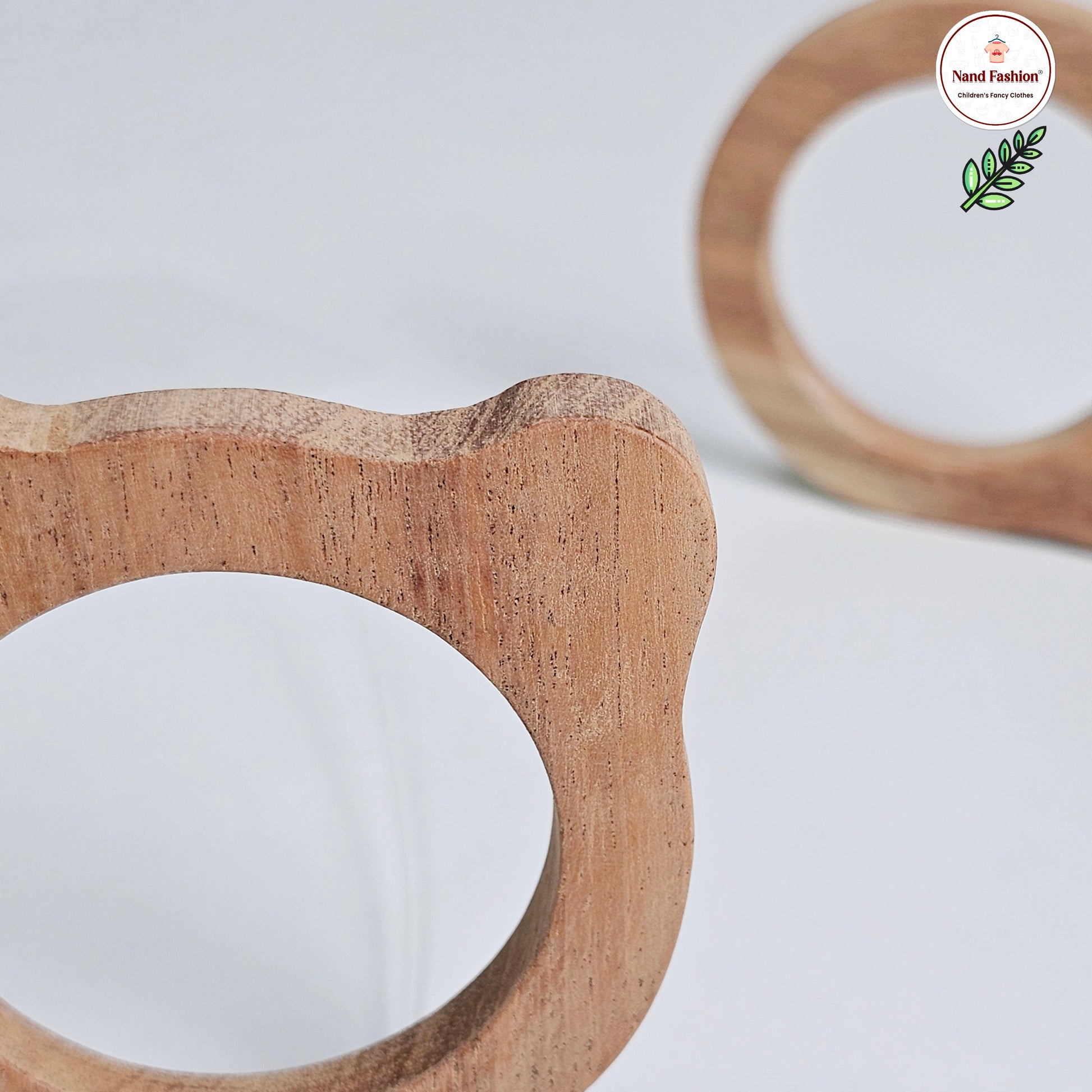 Wooden Baby Teether - Shape 5 - Image 4