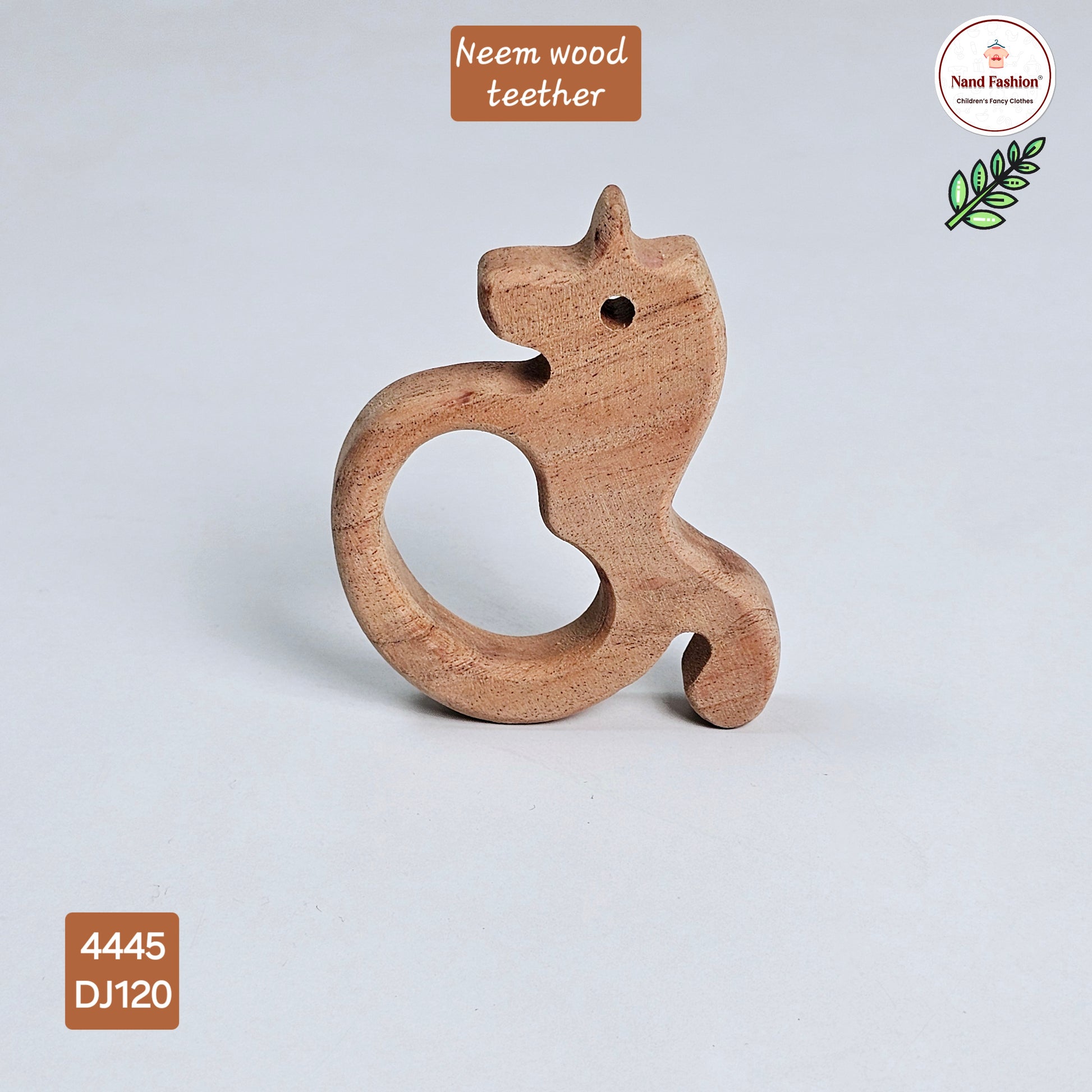 Wooden Baby Teether - Shape 8 - Image 2