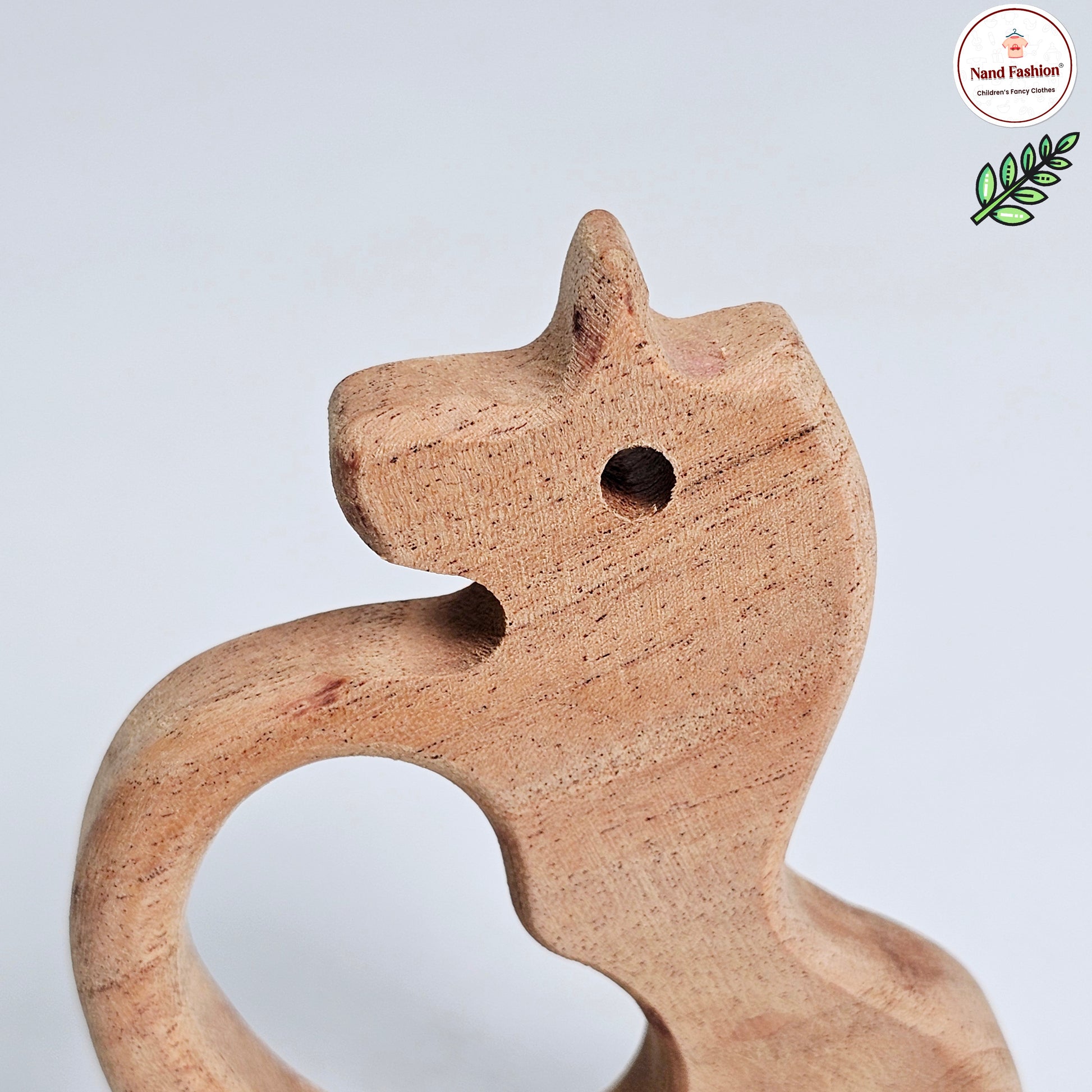 Wooden Baby Teether - Shape 8 - Image 3
