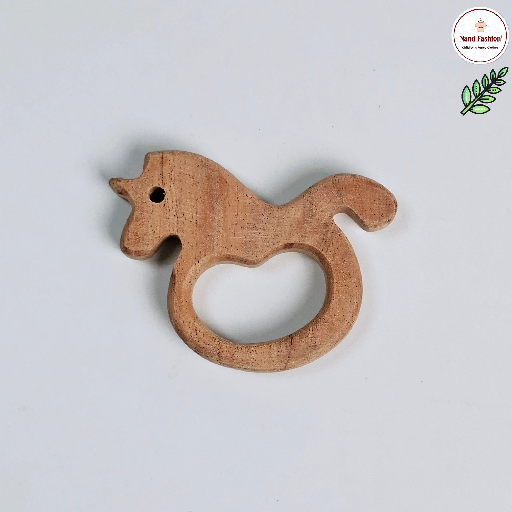 Wooden Baby Teether - Shape 8 - Image 4